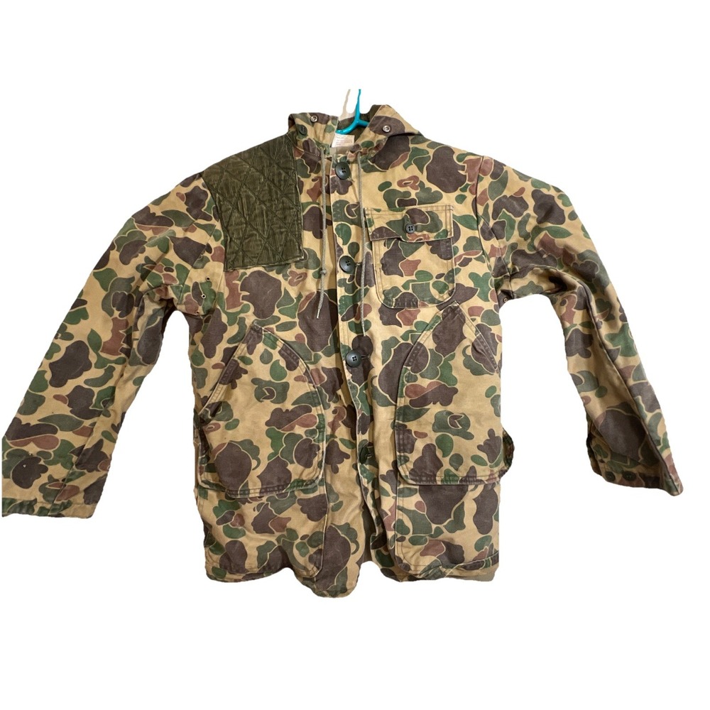 Vintage Game Winner Sportswear Camo Hunting Fishing Jacket See Pics For Sizing